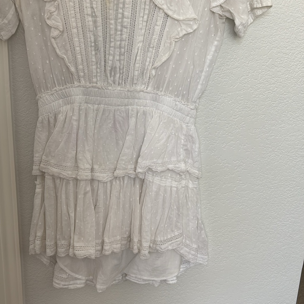Love Shack Fancy White Natasha Dress - Picture 4 of 7